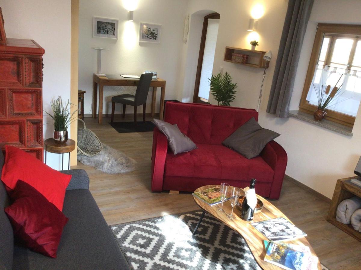 Ferienwohnung Lederhose Bischofswiesen Exterior foto